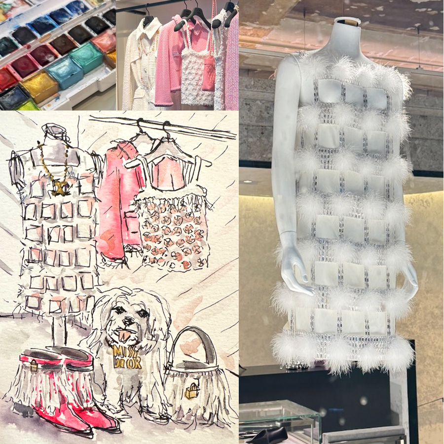 Fashion Inspiration on Avenue Montaigne, Paris