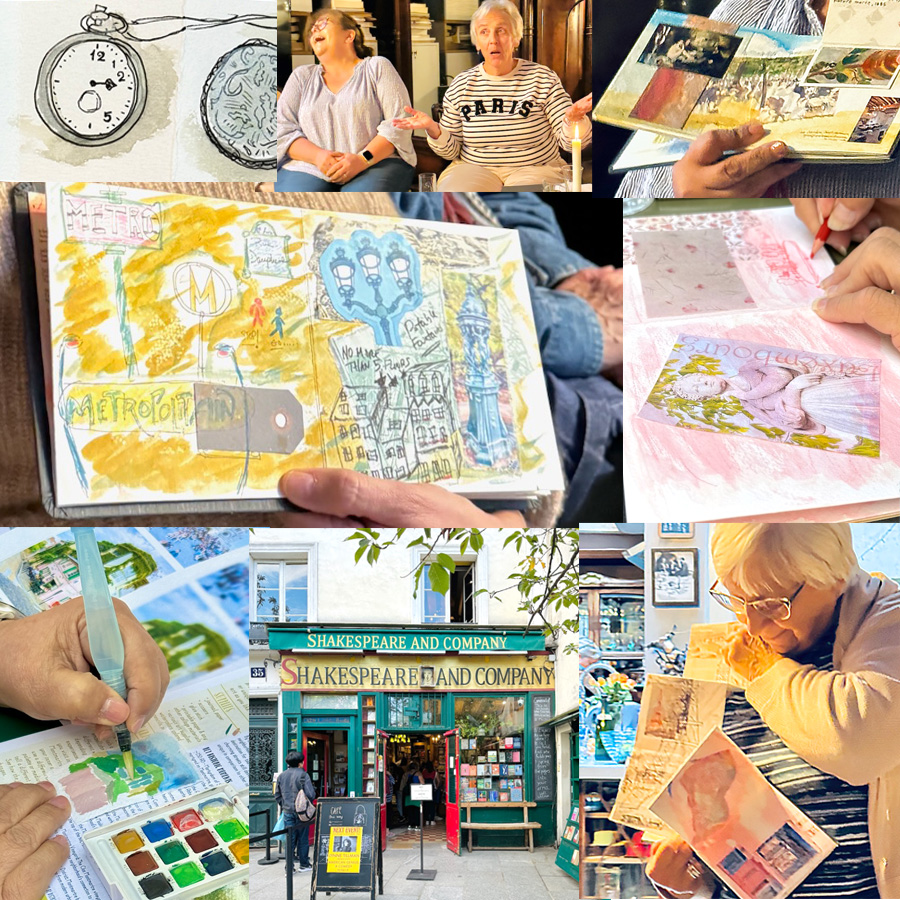 Paris France Creative Tour with Betsy Beier and the Blue Walk