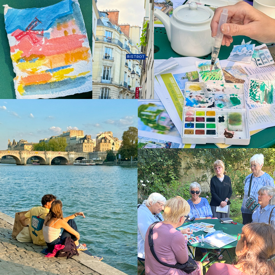 Paris France Creative Tour with Betsy Beier and the Blue Walk