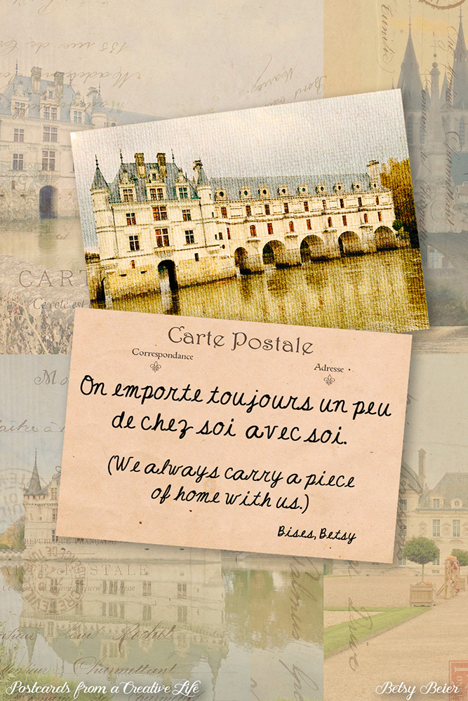 Postcard from a Creative Life Loire Valley Chateau de Chenonceau