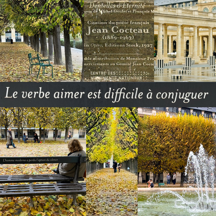 Poetry in the Jardin du Palais Royal, Paris Meet Up with Betsy Beier