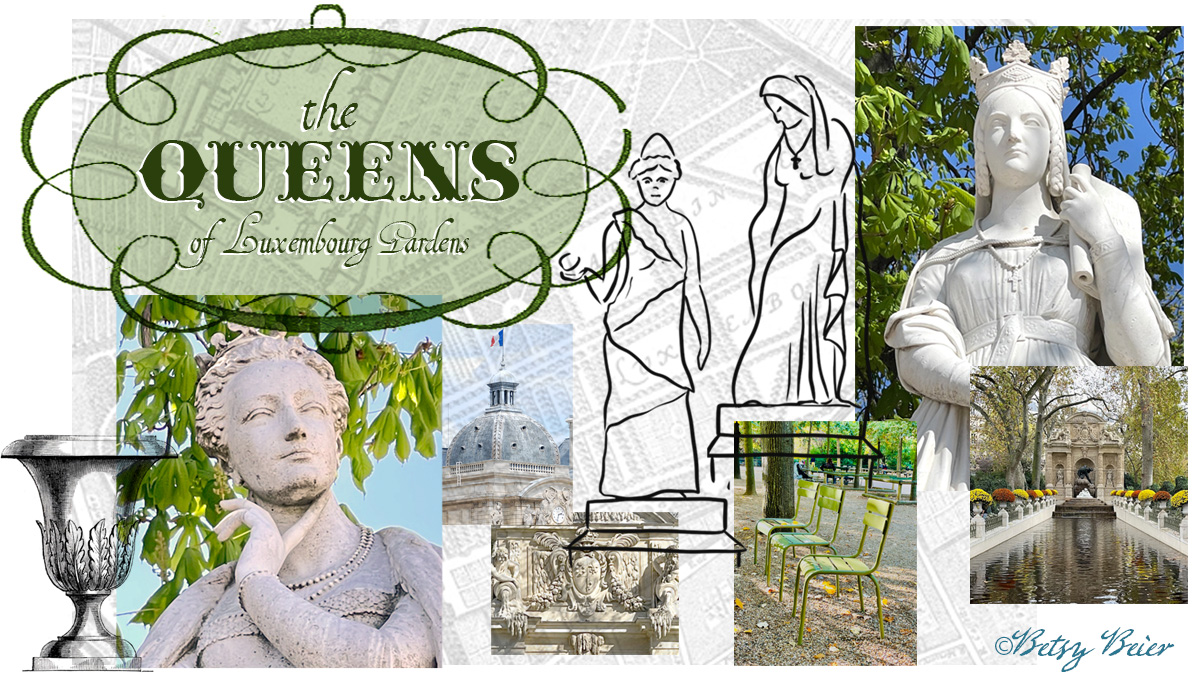The Queens of Luxembourg Gardens, Paris