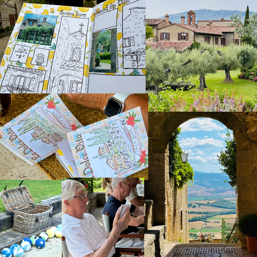 Art Journaling in Umbria Italy with Betsy Beier