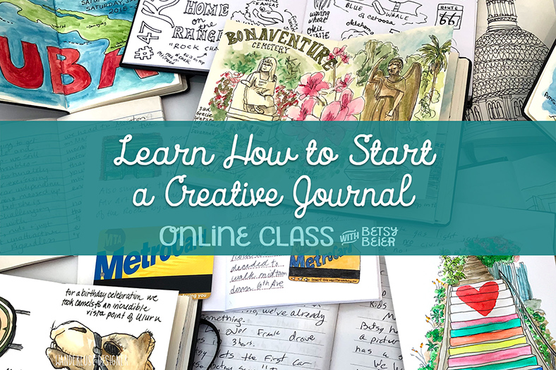 Online Art Class: Learn How to Start a Creative Journal